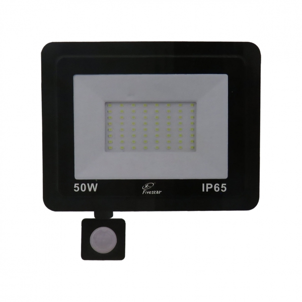 LED FLOOD FLASH 50W SENSOR