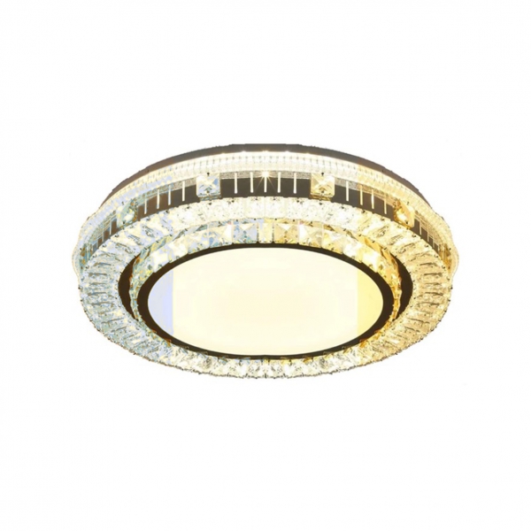 Modern Crystal Flush Mount LED Ceiling Light