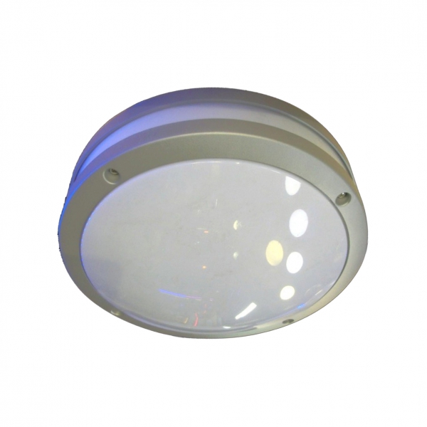 OUTDOOR ALUMINIUM FITTING GREY ROUND