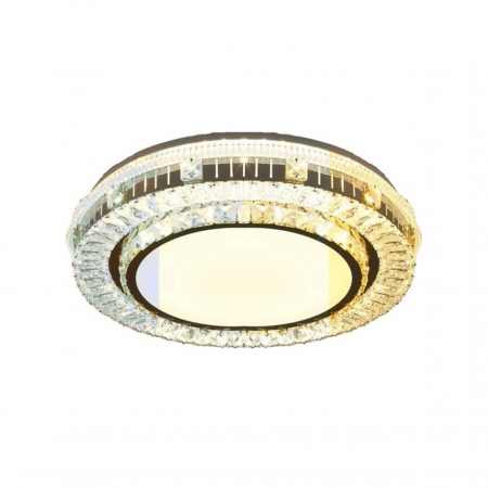 Modern Crystal Flush Mount LED Ceiling Light