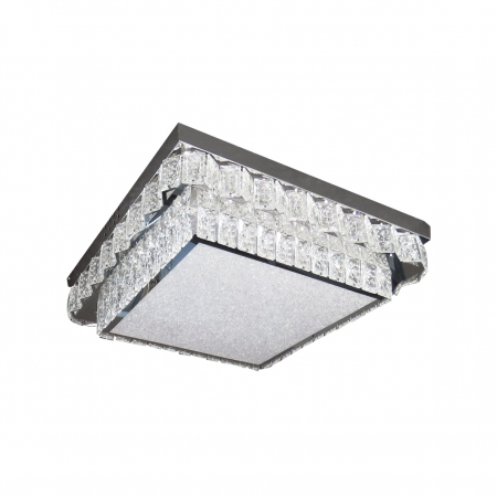 CEILING LIGHT SQUARE WITH CRYSTALS