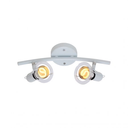 9130 S22W MINI DISC 2BOW WHITE SPOTLIGHT