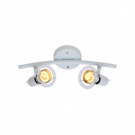 9130 S22W MINI DISC 2BOW WHITE SPOTLIGHT